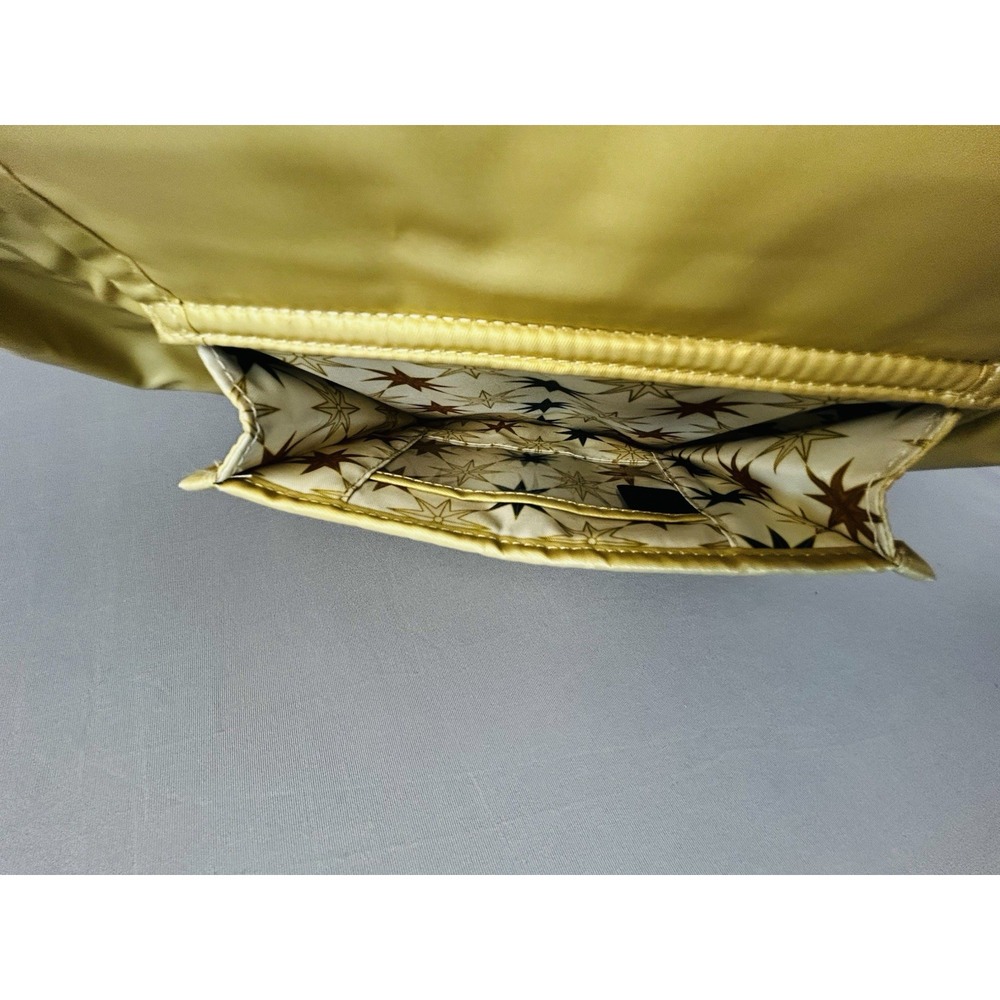 Lug Toss Convertible Crossbody Bag Metallic Gold Purse - Picture 13 of 16